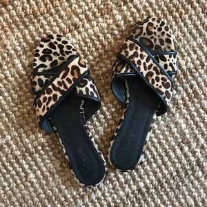 Excellent condition leopard sandals J Crew 9.5